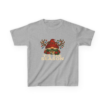 Gnome Dino 'Tis The Season Kids Christmas Tee