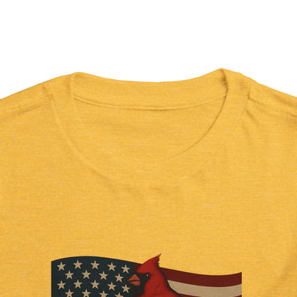 NC Cardinal & Dogwood Toddler Christmas Tee