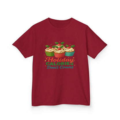 Holiday Calories Don't Count Dino Cupcake Tee