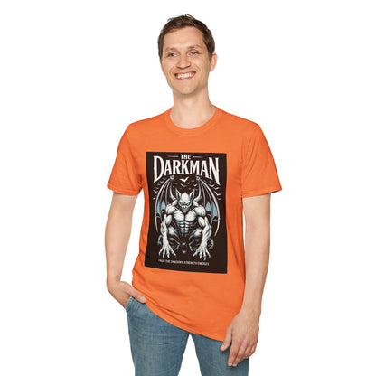 Darkman Graphic T-Shirt, Unisex Softstyle Tee, Edgy Apparel, Casual Wear, Halloween Costume, Gift for Him/Her