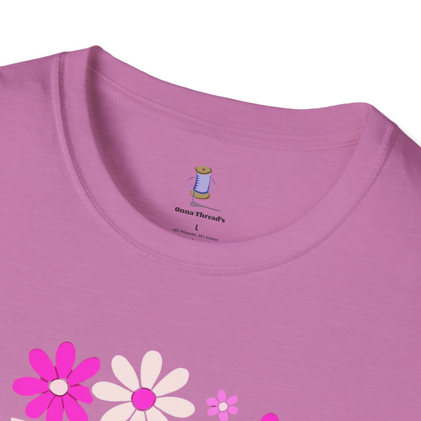 Floral Grow Girl T-Shirt, Cute Graphic Tee, Gift for Plant Lovers, Spring Fashion, Nature Lover Apparel