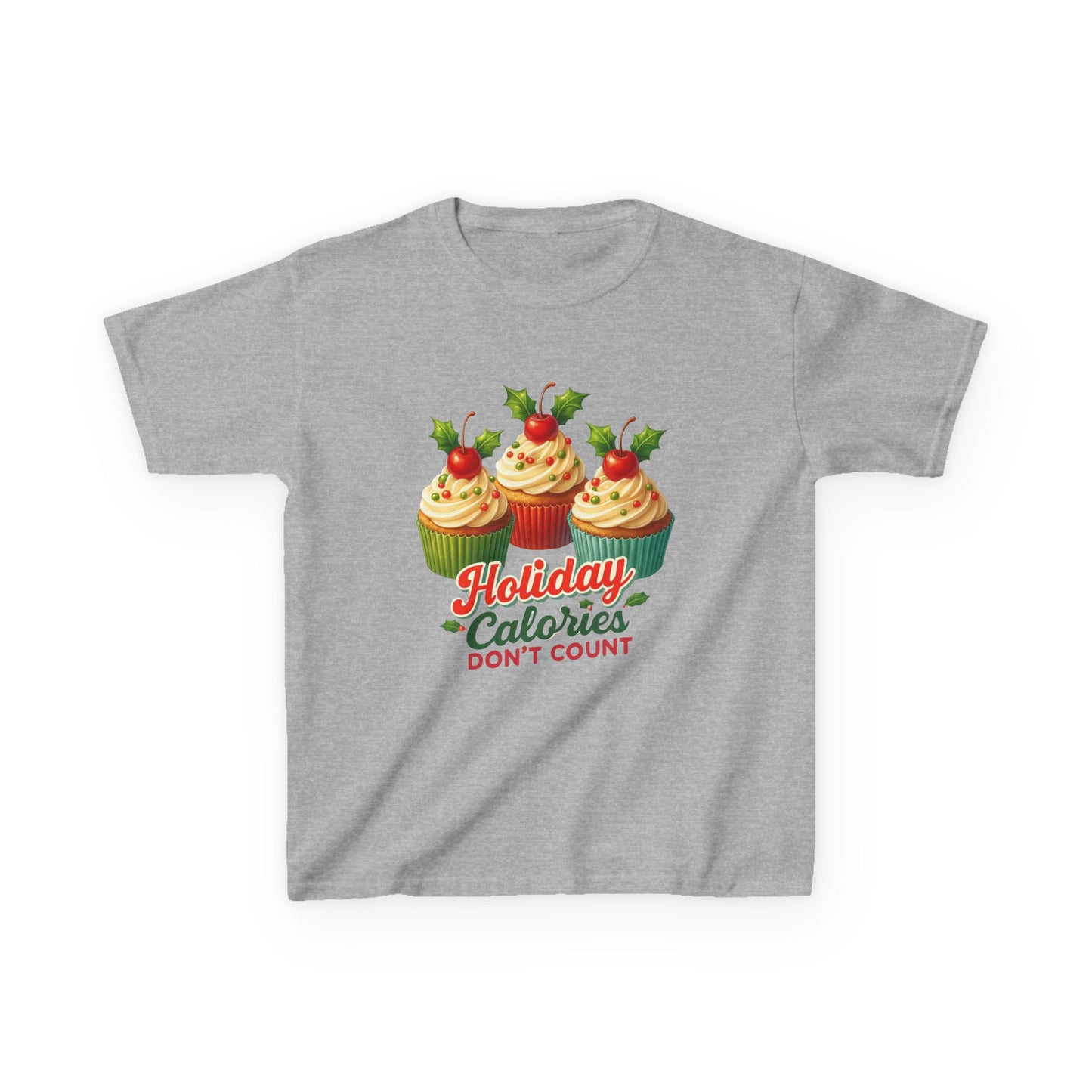 Holiday Cupcake Dino Tee - Christmas Fun!