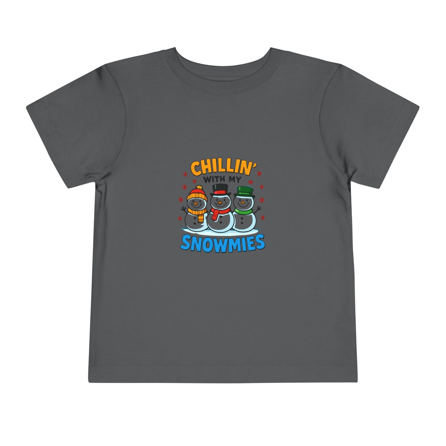 Chillin' with My Snowmies Toddler Christmas Tee