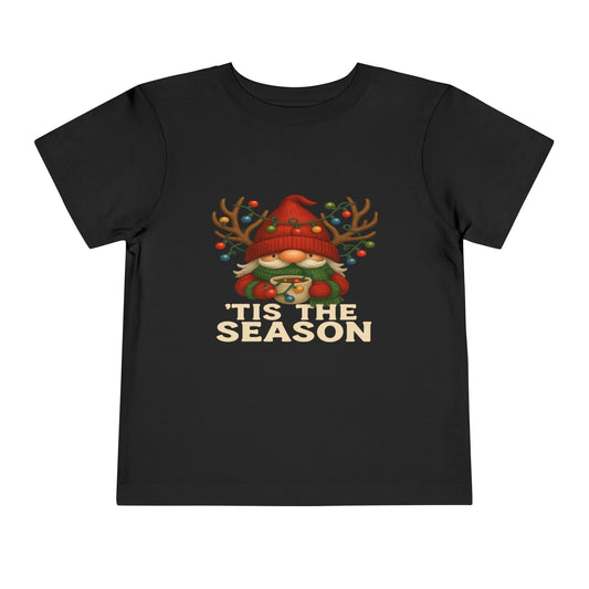 Festive Gnome Toddler Tee - 'Tis The Season
