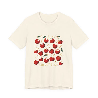 Cherry Bomb Tee — Cute Retro Cherries Graphic T-Shirt