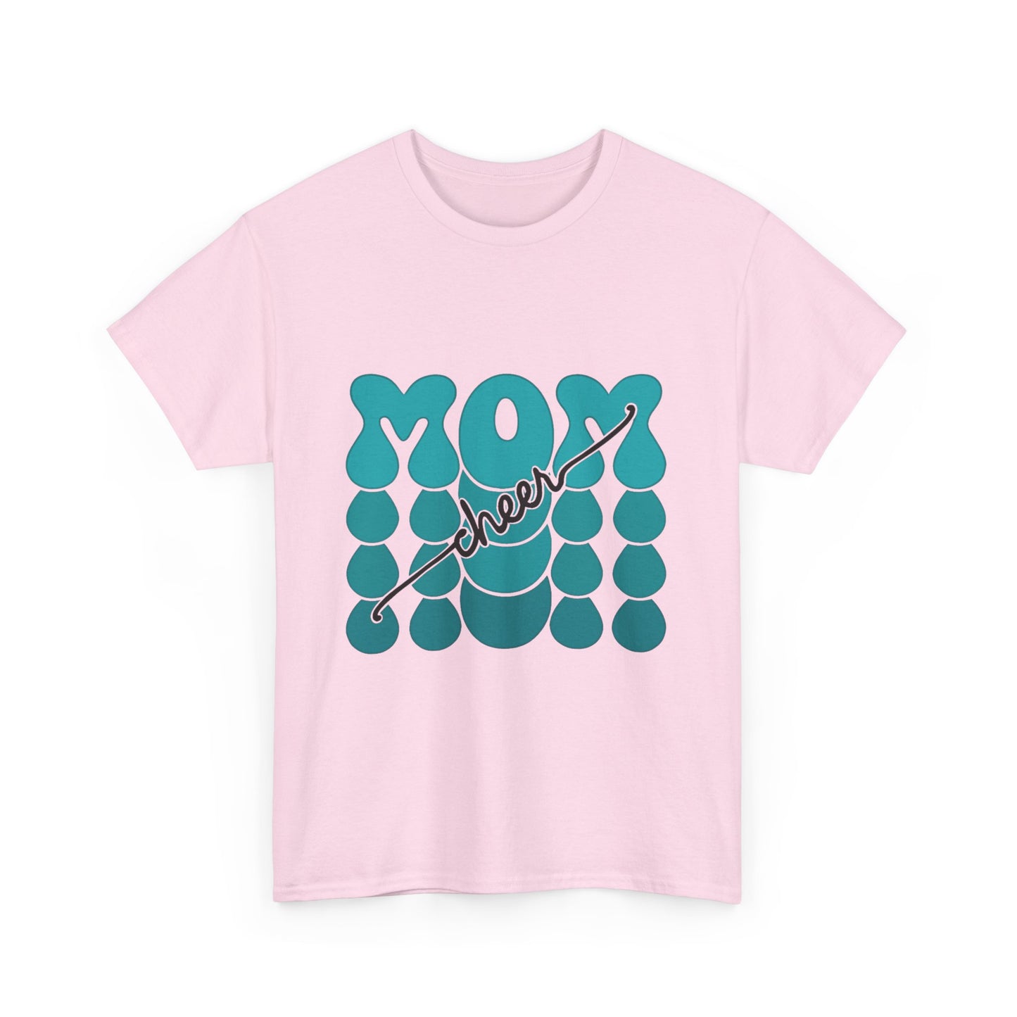 MOM Cheer – Turquoise Spirit Tee