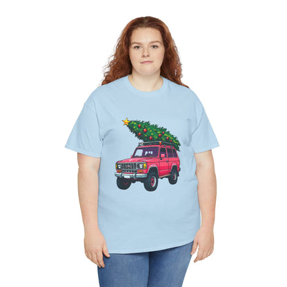 Pink SUV Christmas Tree Tee
