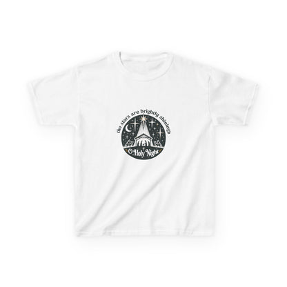 O Holy Night Nativity Dinosaur Christmas Tee