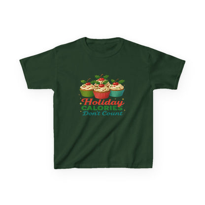 Holiday Calories Don't Count Dino Cupcake Tee