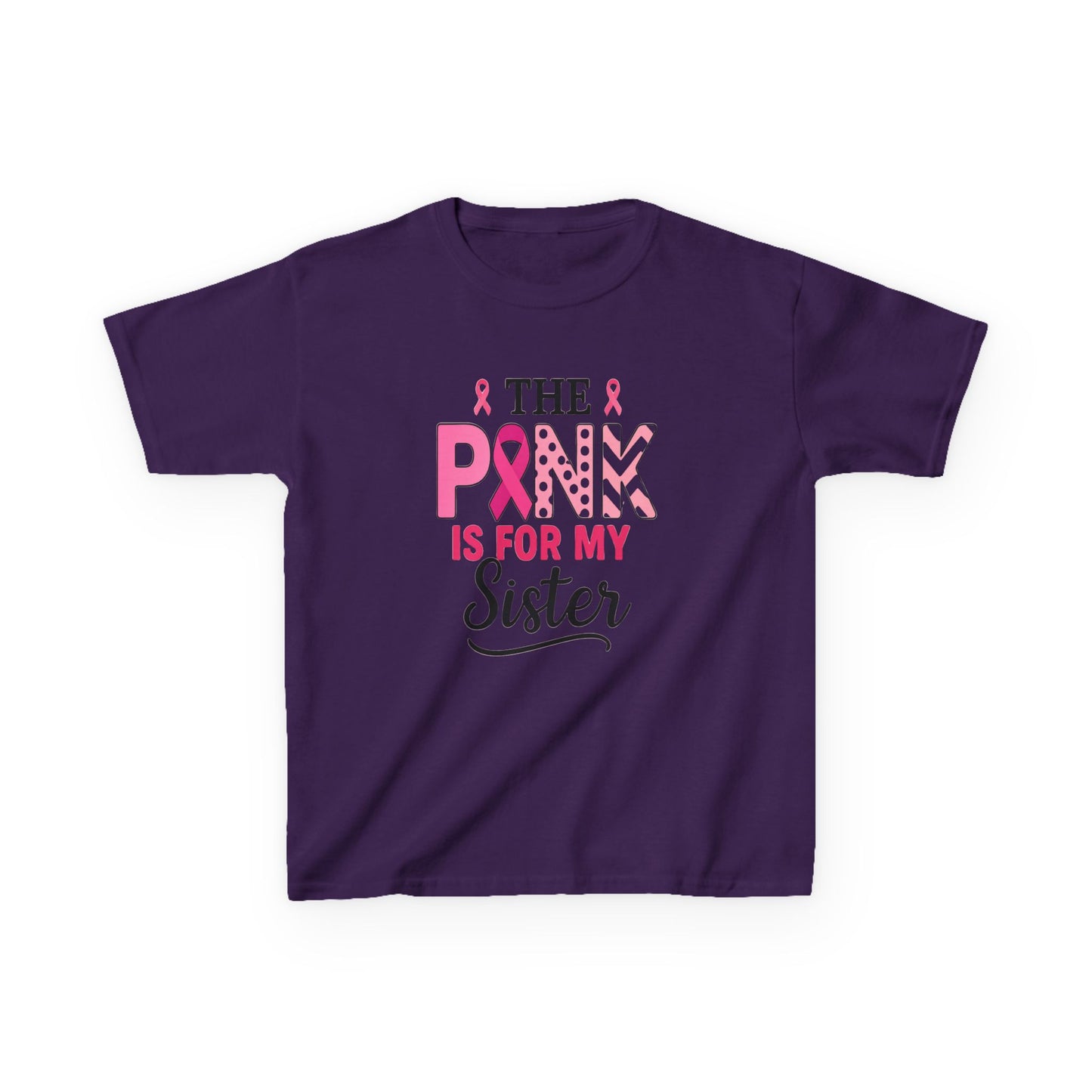 Pink Ribbon Sister Tee: Breast Cancer Awareness Gift