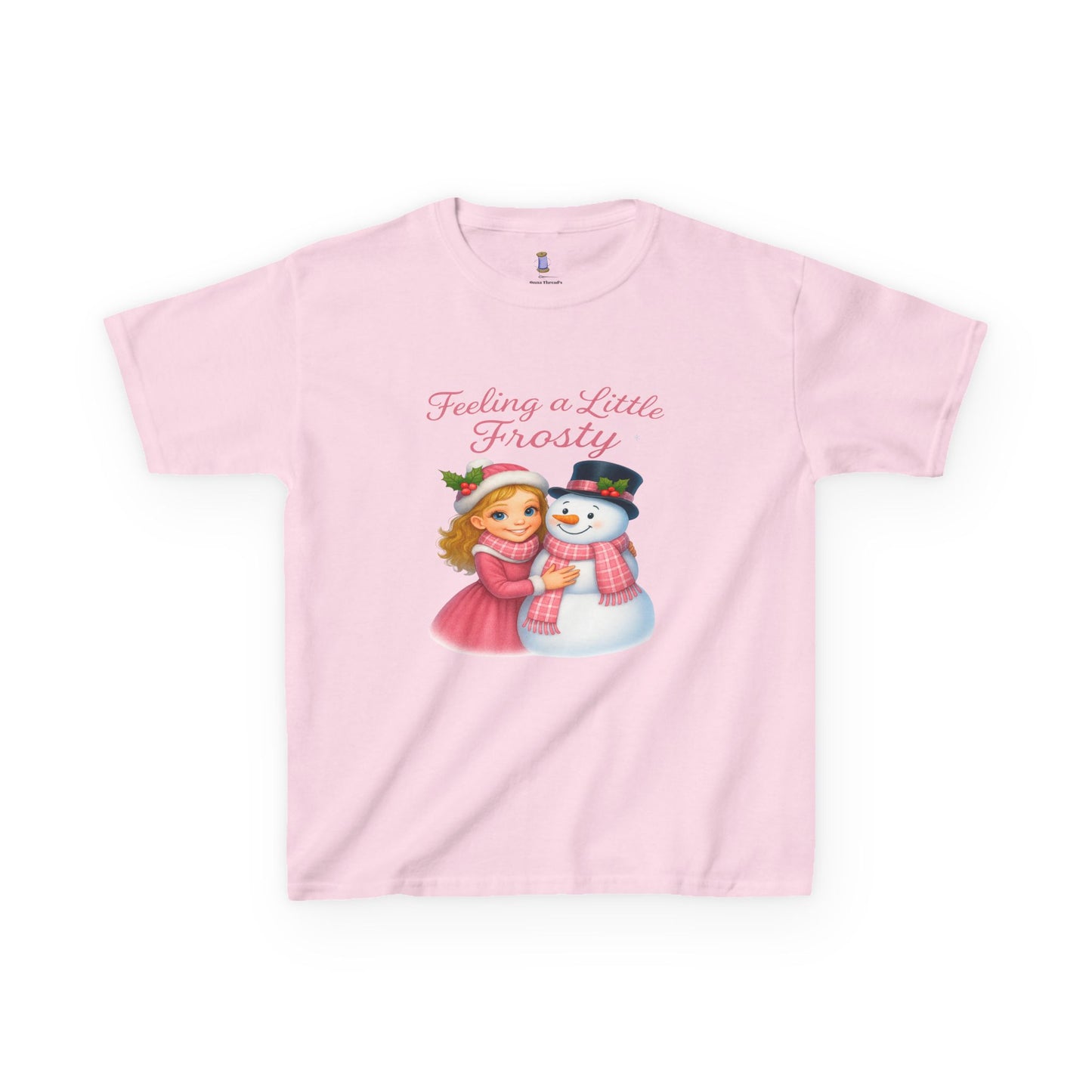 Kids Christmas Tee, Holiday T-shirt for Children, Cute Winter Gift, Frosty Snowman Design, Festive Family Photos
