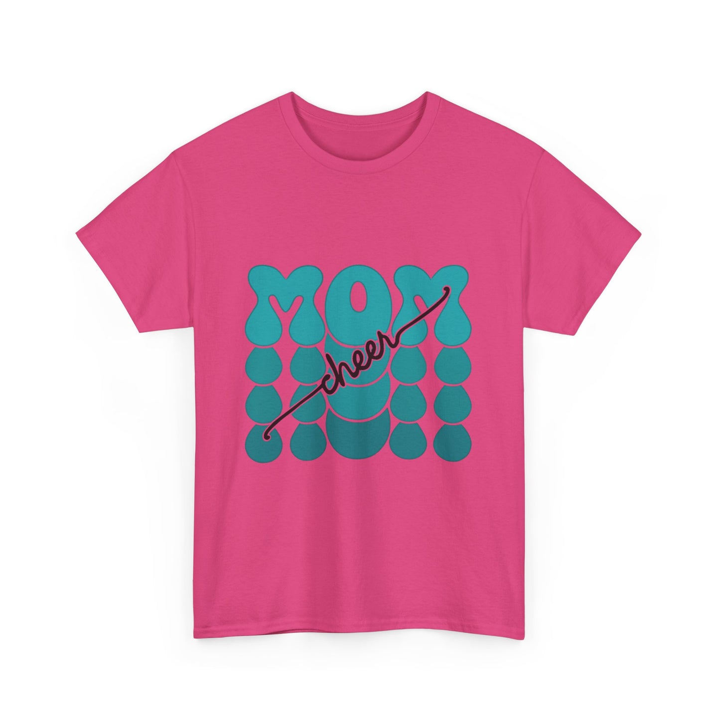 MOM Cheer – Turquoise Spirit Tee