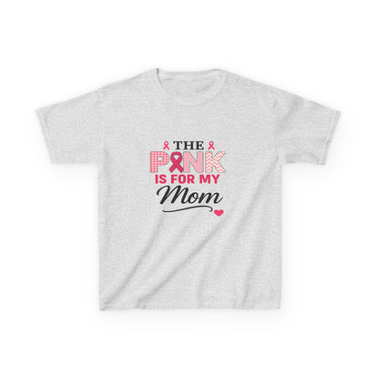 Pink for Mom Breast Cancer Awareness Dinosaur Tee
