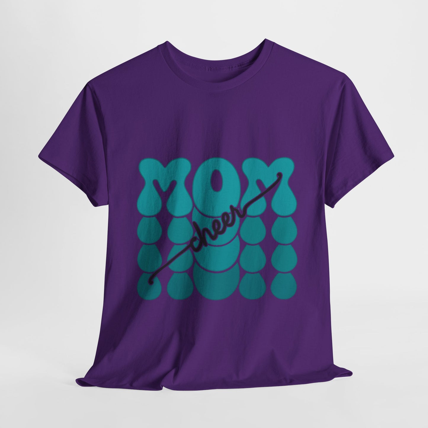 MOM Cheer – Turquoise Spirit Tee