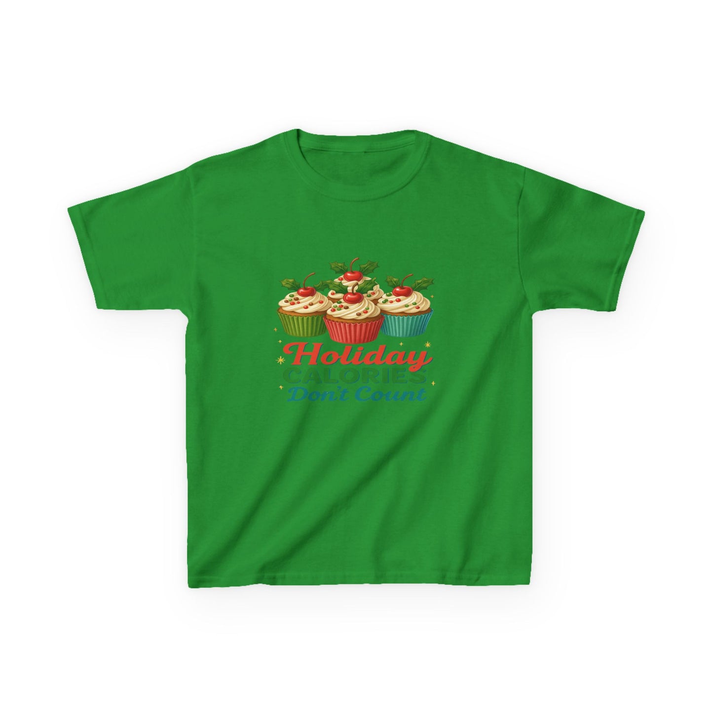 Holiday Calories Don't Count Dino Cupcake Tee