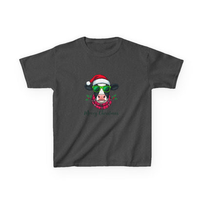 Moovey Christmas Cow Kids Tee - Holiday Fun!