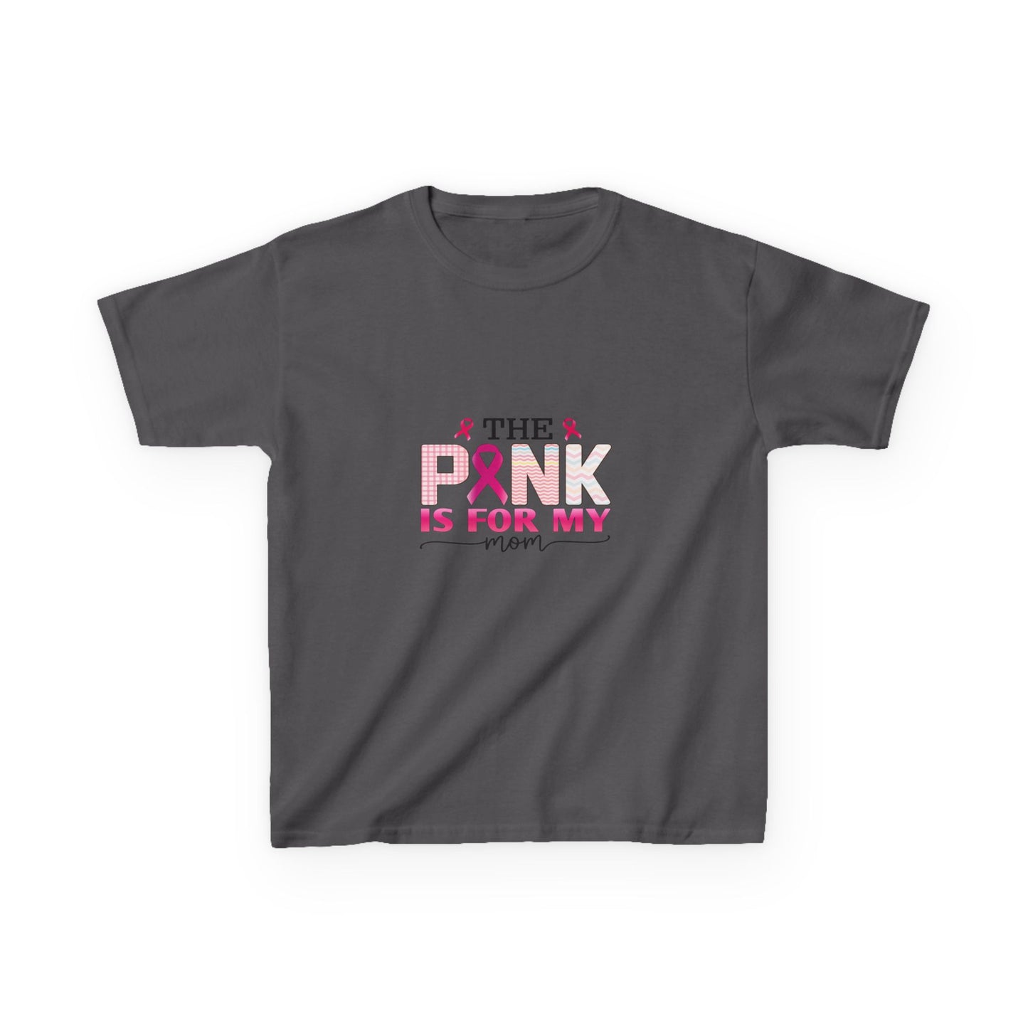 Pink Ribbon Mom Dinosaur Tee - Breast Cancer Awareness