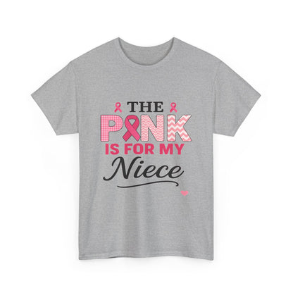 Pink Ribbon Niece Tee - Breast Cancer Awareness