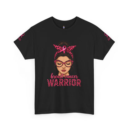 Breast Cancer Warrior Tee, Inspirational T-Shirt for Survivors, Supportive Gift for Cancer Awareness Events, Unisex Cotton Top, [...]