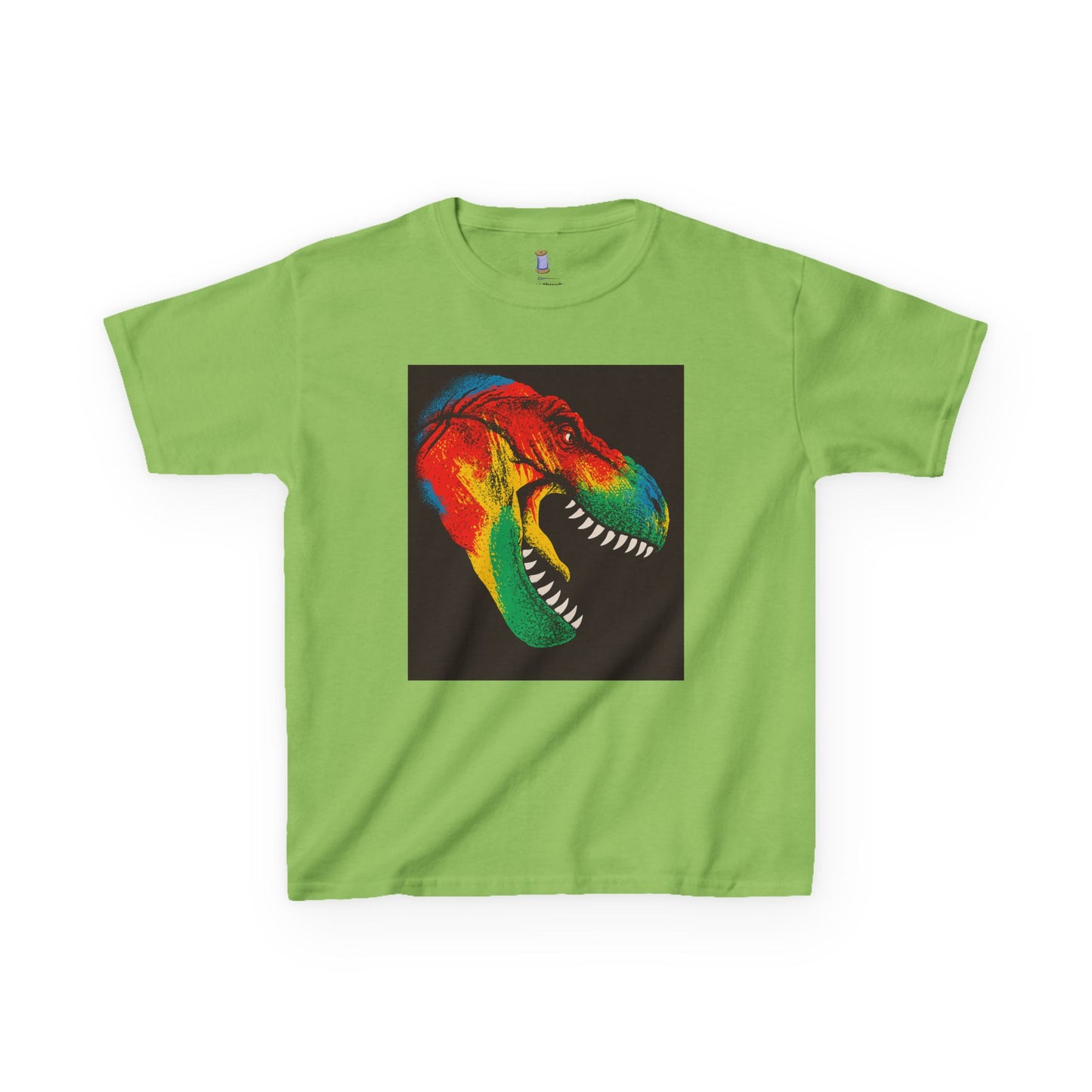 Colorful Dinosaur Kids Tee, Fun T-Shirt for Boys and Girls, Perfect for Birthdays, Playdates, Gifts, and Holiday Celebrations