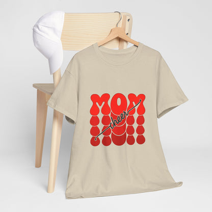 Retro Mom Cheer Tee – Bold Support & Spirit Shirt