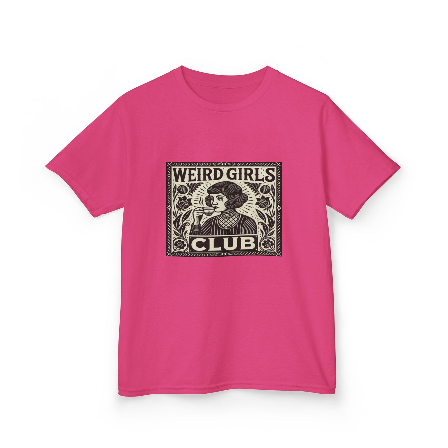 Weird Girls Club Tea Party Tee - Retro Graphic