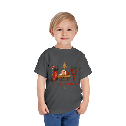 Joy to the World Toddler Christmas Tee