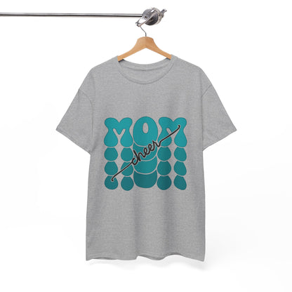 MOM Cheer – Turquoise Spirit Tee