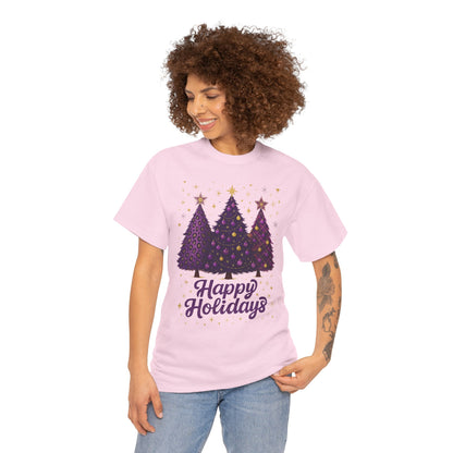 Christmas Tree Unisex Tee - Happy Holidays Design