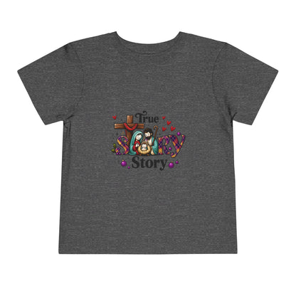 True Story Nativity Toddler Christmas Tee