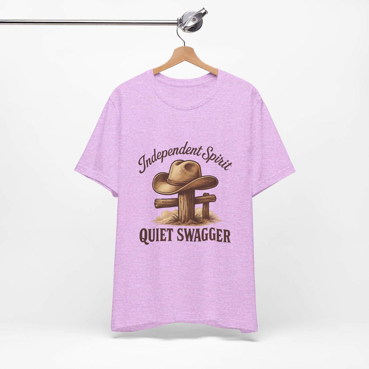 Quiet Swagger Cowboy Tee — Independent Spirit Western T-Shirt