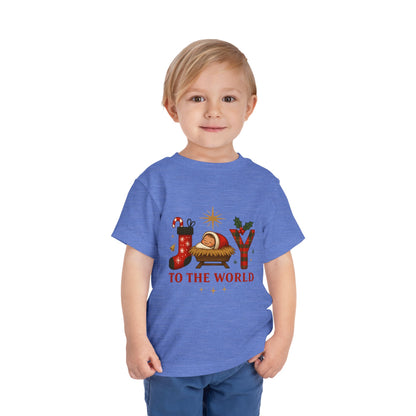 Joy to the World Toddler Christmas Tee