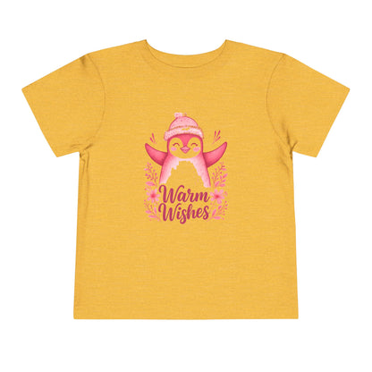 Warm Wishes Penguin Toddler Christmas Tee