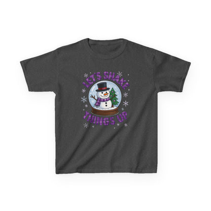 OT Snowman Snow Globe Kids Christmas Tee