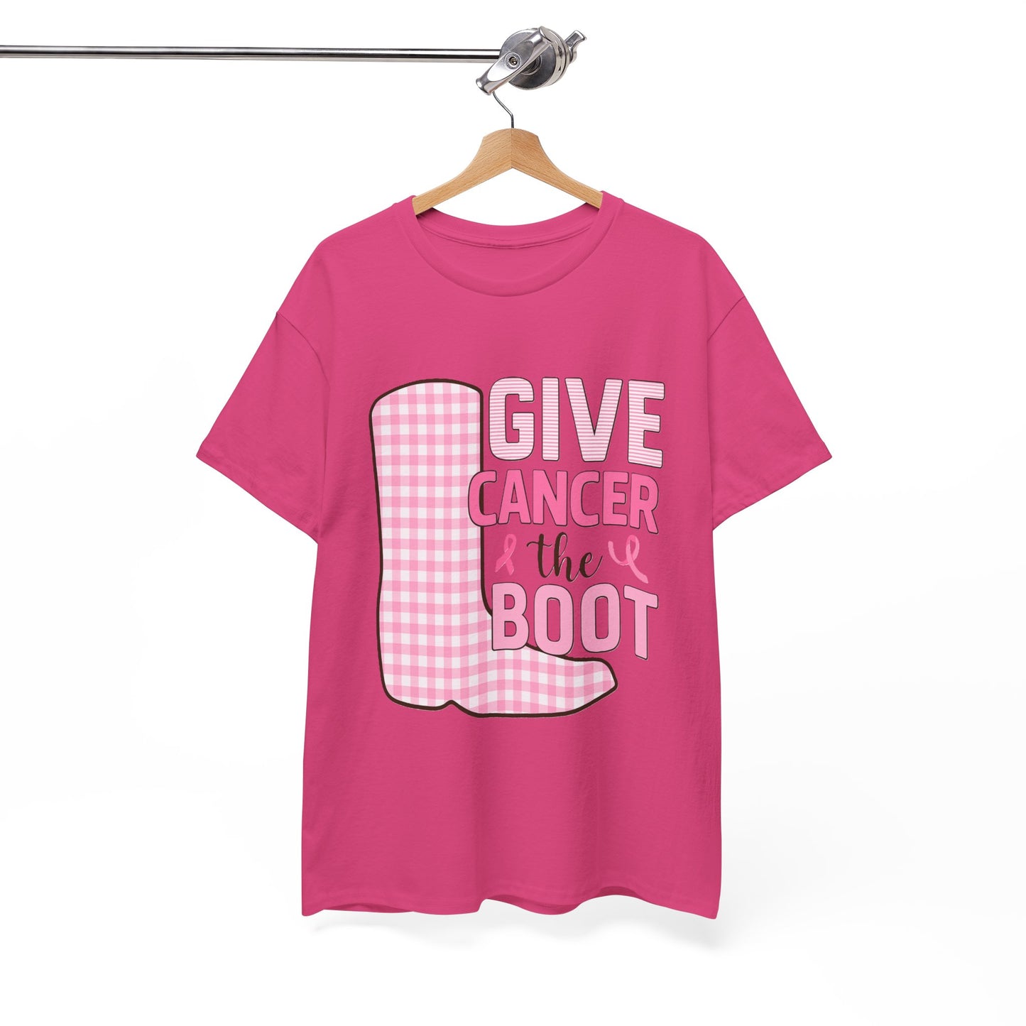 Give Cancer the Boot - Breast Cancer Awareness Tee
