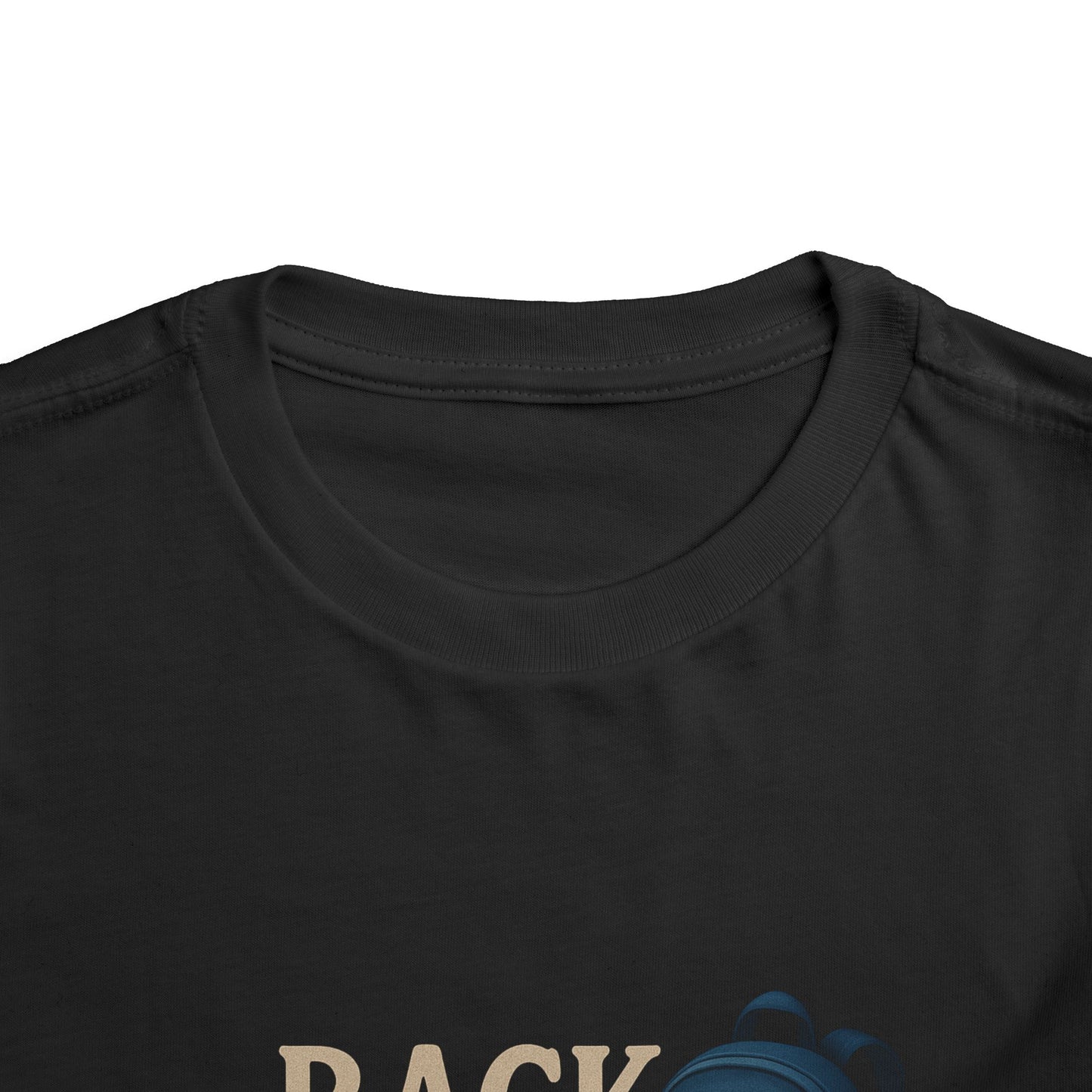 Toddler Tee Back to School Shirt with Backpack, Apple, Pencil, and Book Design