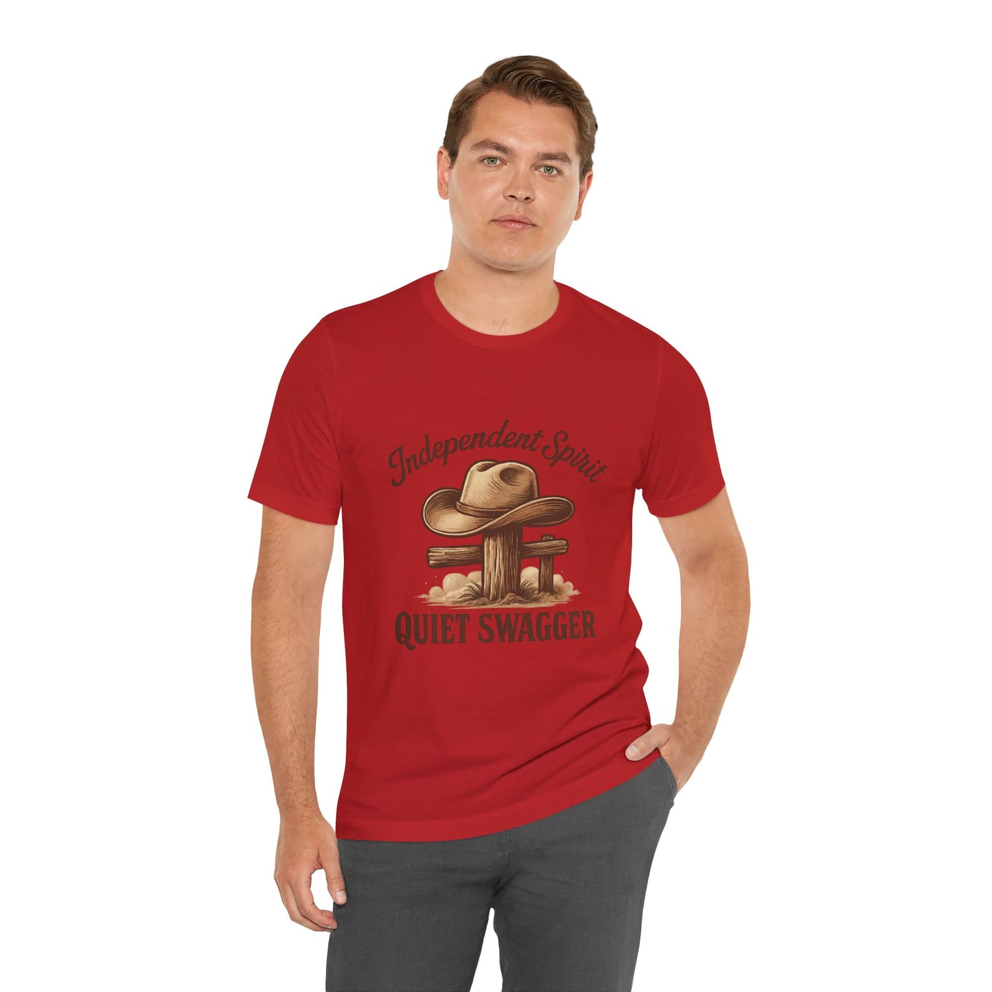 Quiet Swagger Cowboy Tee — Independent Spirit Western T-Shirt