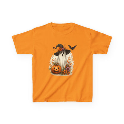 Spooky Ghost Dinosaur Kids Tee - Halloween Fun!
