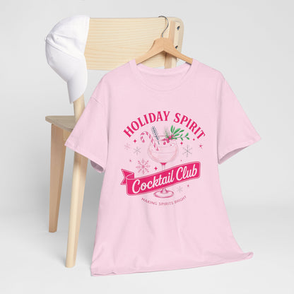 Holiday Spirit Cocktail Club Tee