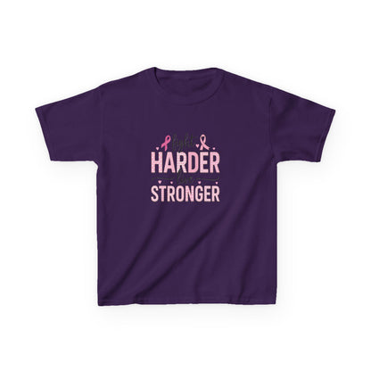 Fight HARDER Live STRONGER - Breast Cancer Awareness Tee