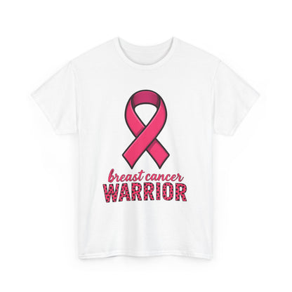Breast Cancer Warrior Pink Ribbon Tee
