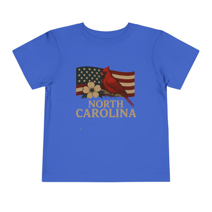 NC Cardinal & Dogwood Toddler Christmas Tee
