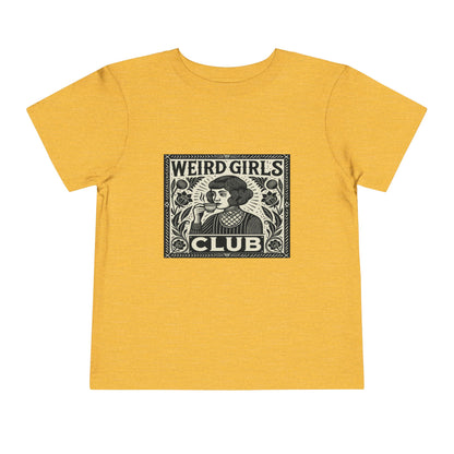 Weird Girls Club Tee - Vintage Linocut Christmas
