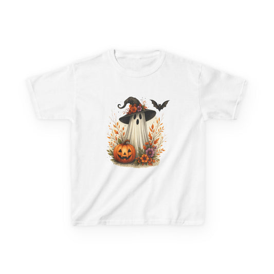 Spooky Ghost Dinosaur Kids Tee - Halloween Fun!