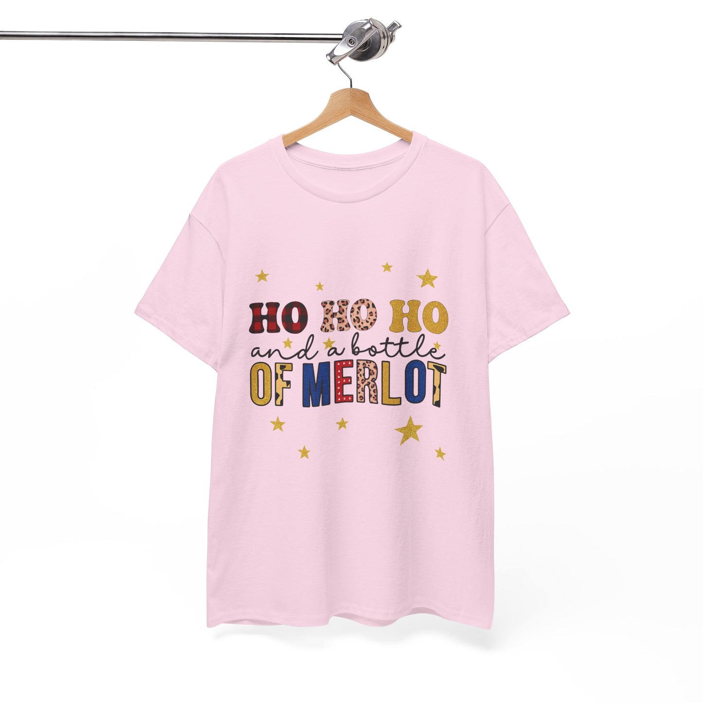 HO HO HO & Merlot Christmas Tee