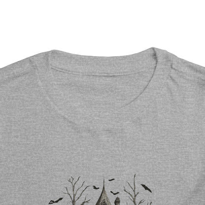 Spooky Halloween House Toddler Christmas Tee