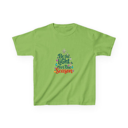 Be the LIGHT Christmas Tree Dino Kids Tee