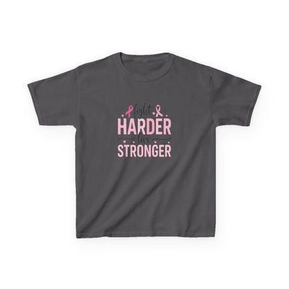 Fight HARDER Live STRONGER - Breast Cancer Awareness Tee