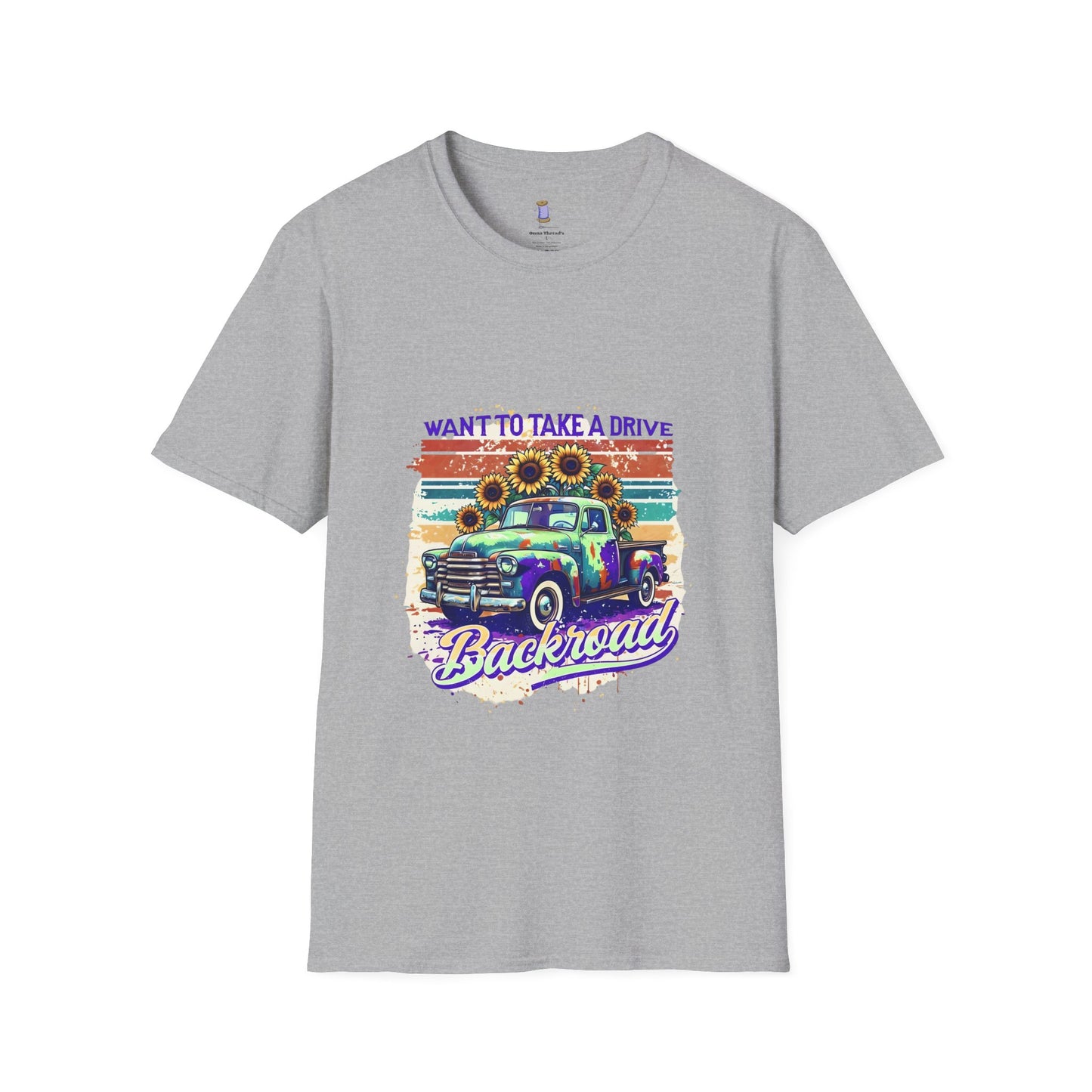 Retro Drive Unisex T-Shirt, Casual Tee, Vintage Car Shirt, Gift for Road Trip Lovers, Summer Style, Outdoor Adventure Apparel