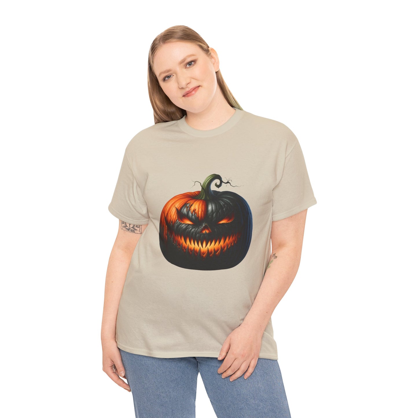 Sinister Pumpkin – Halloween Glow Tee